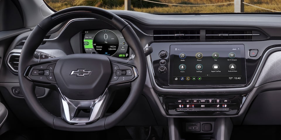 Chevy Super Cruise Technology Feature Interior Dashboard and Steering Wheel View