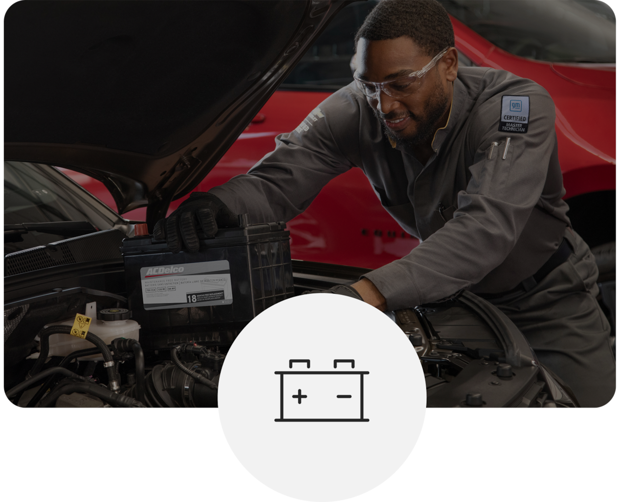 Technician Diagnosing Vehicle with Computer Instrument