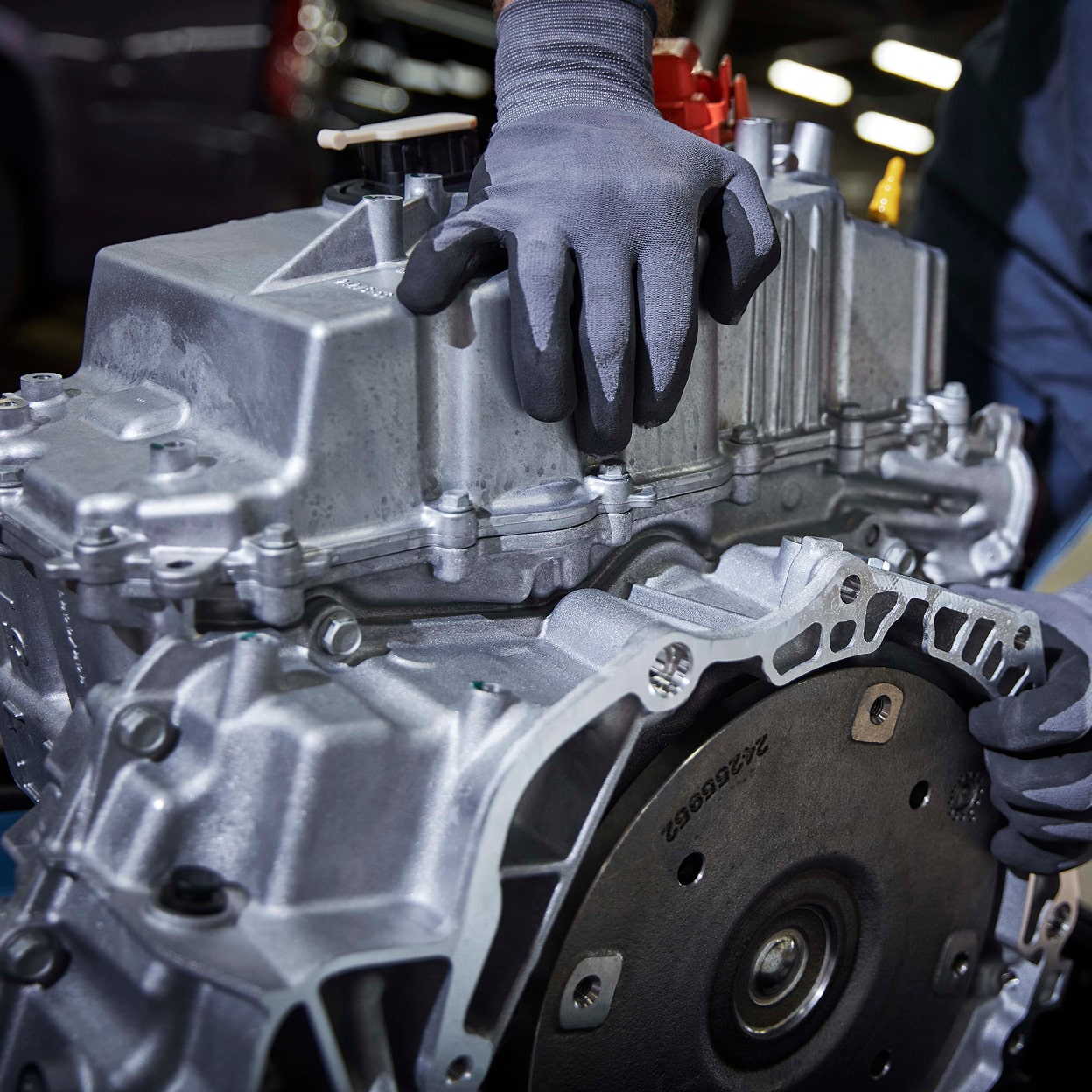 Close-Up of Vehicle Brake Part on Table