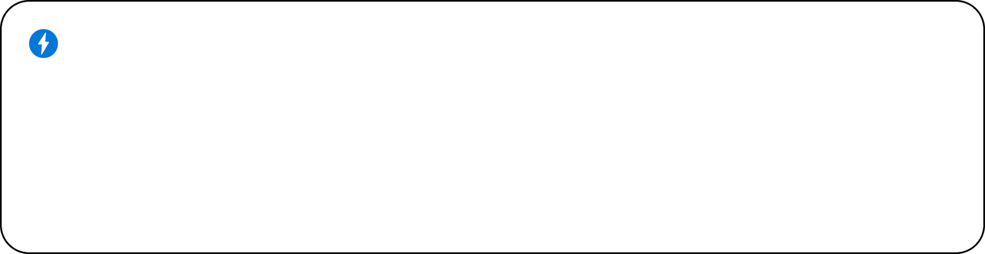 Service Card with EV Icon