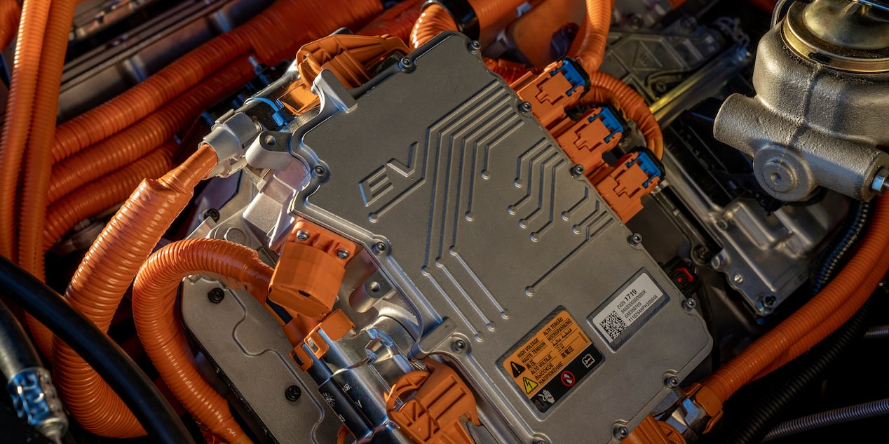Un tren motriz eléctrico de Chevrolet Performance Parts