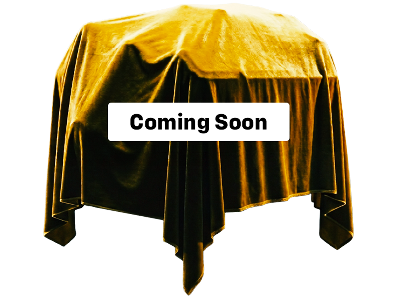 A Engine Block Covered In a Yellow Tarp