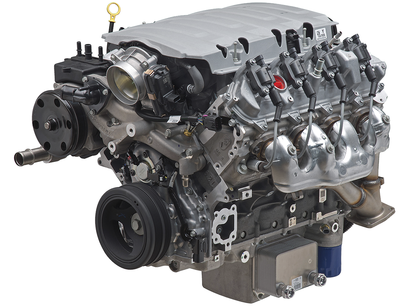 A Chevrolet Performance Parts LT1 Crate Engine