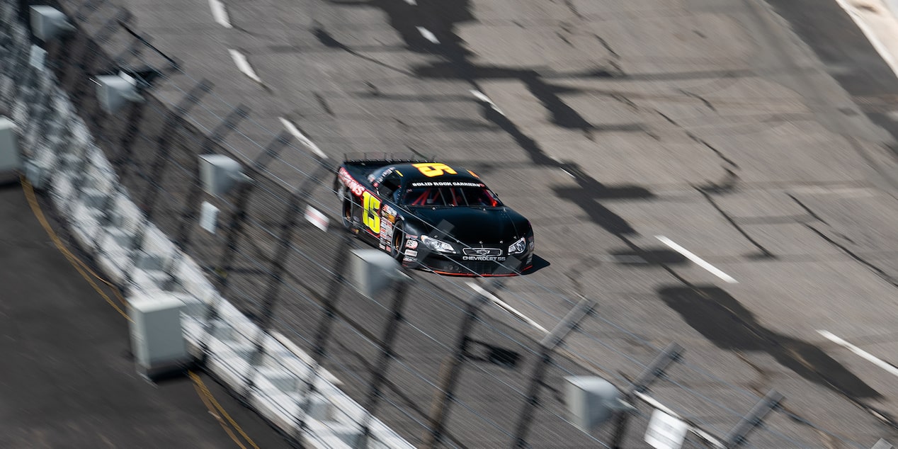 Aerial View of the CT400 on a Race Track