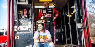 Aerial View of the CT400 on a Race Track