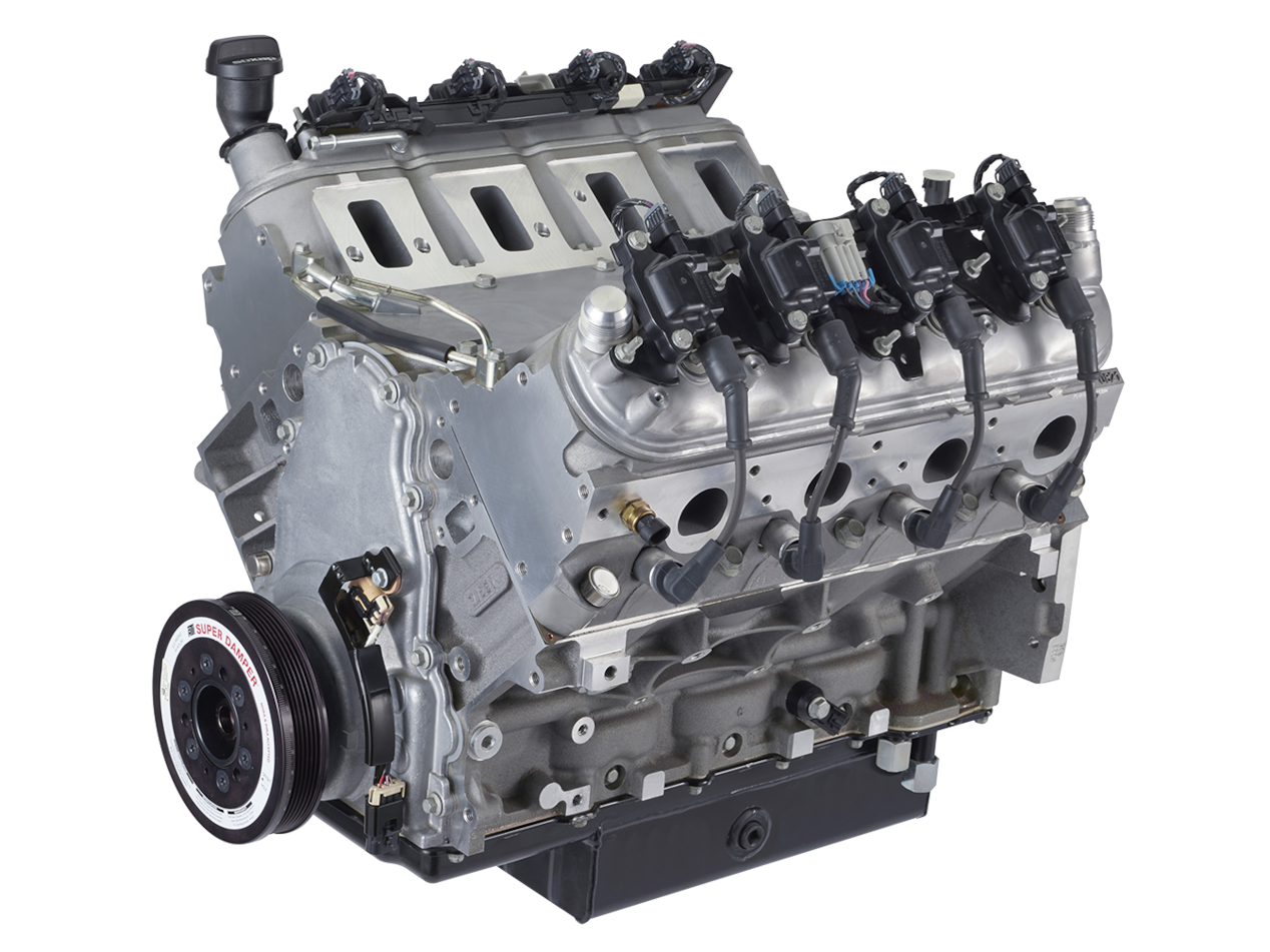 Un motor armado 525 RLB de Chevy Performance Parts