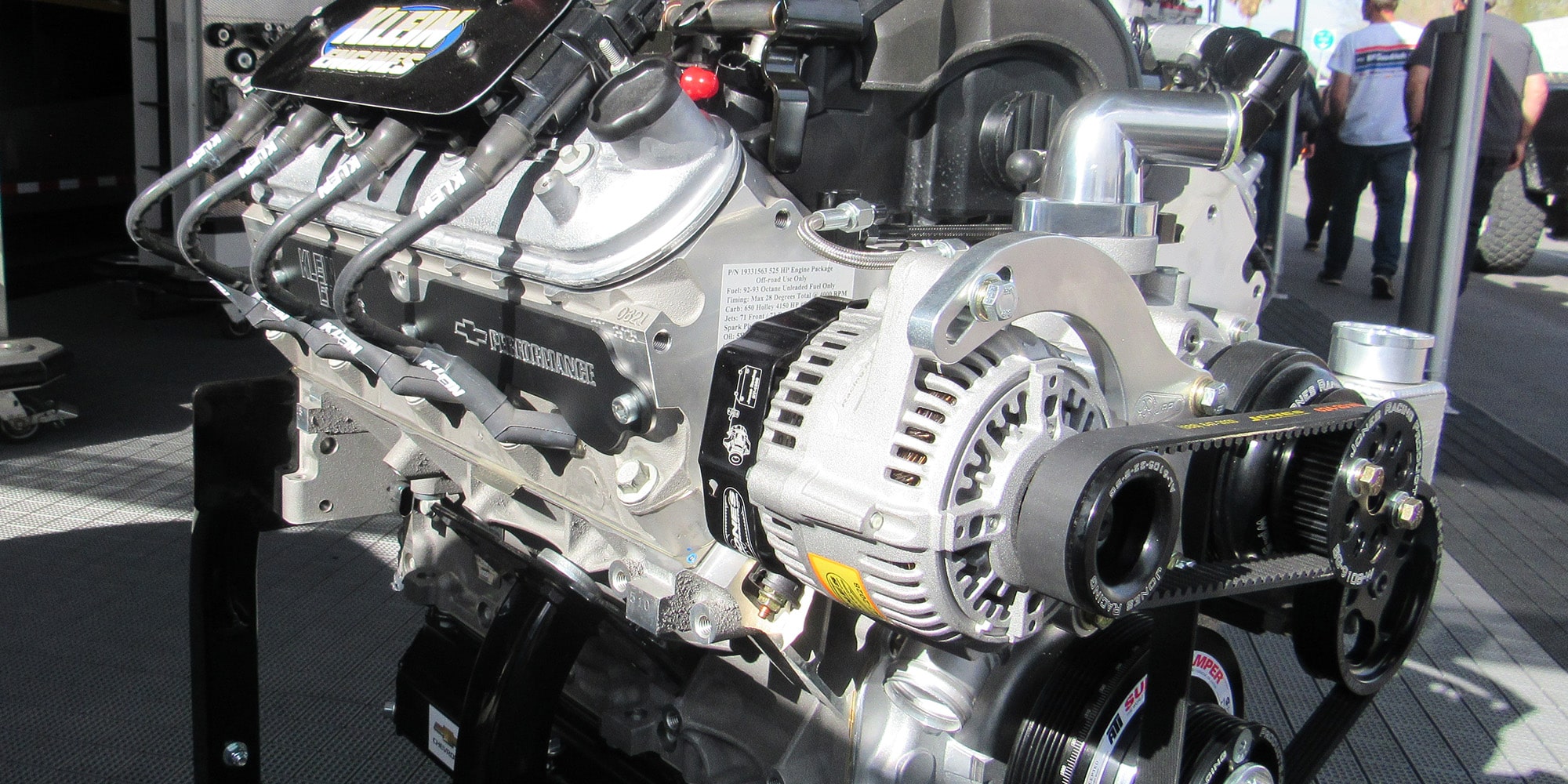 Close Up View of a CT525 Circle Track Crate Engine