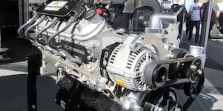 Close Up View of a CT525 Circle Track Crate Engine