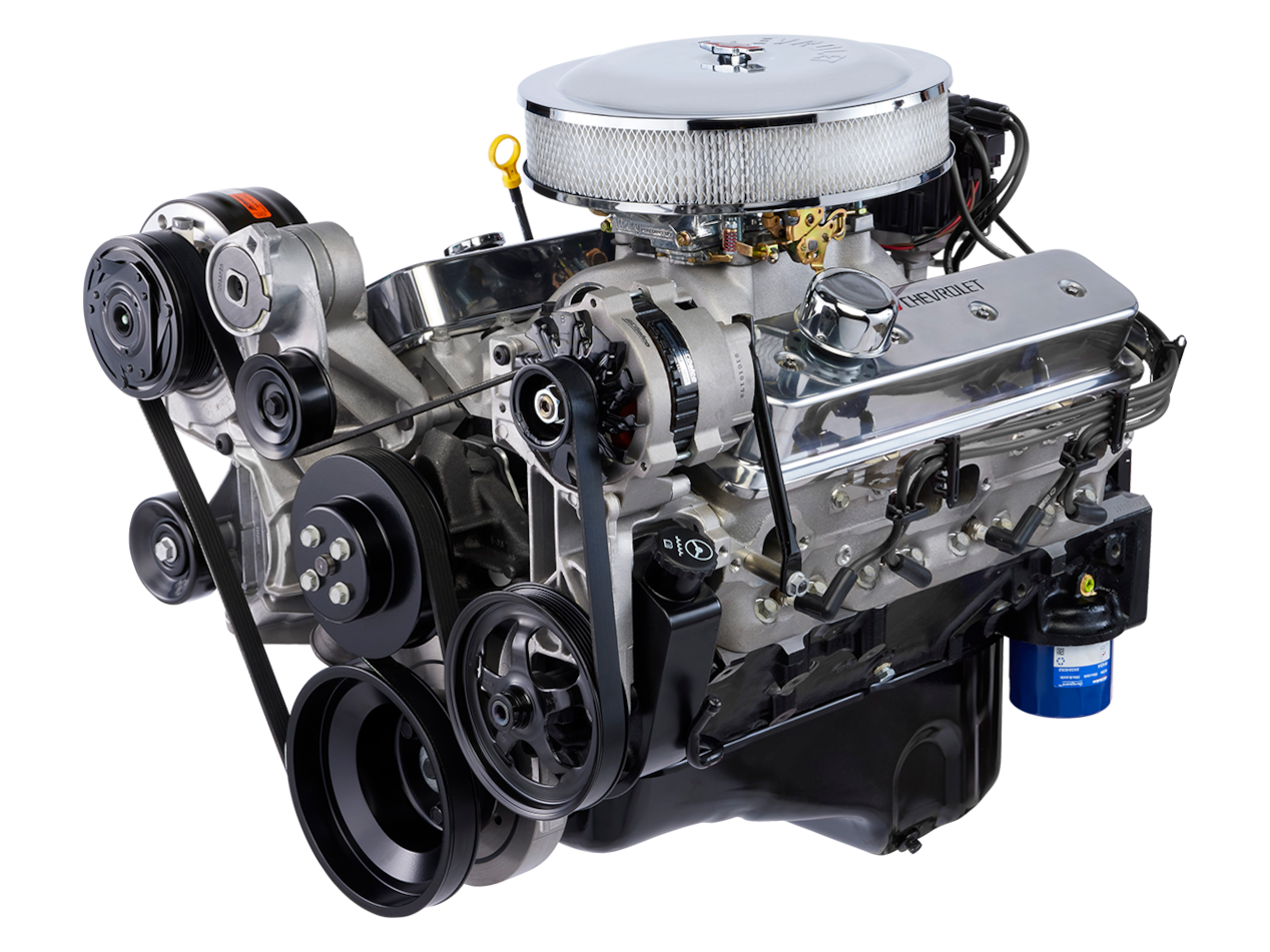 Motor armado con piezas Chevrolet Performance SP350/385
