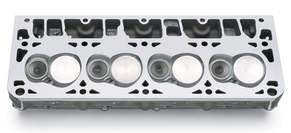 LS9 CNC-Ported Cylinder Head Assembly (combustion chamber)