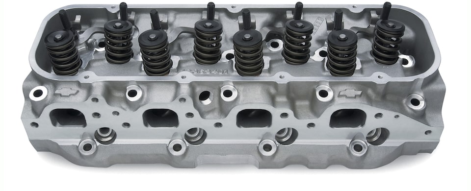 Culata de aluminio con puerto rectangular de Chevrolet