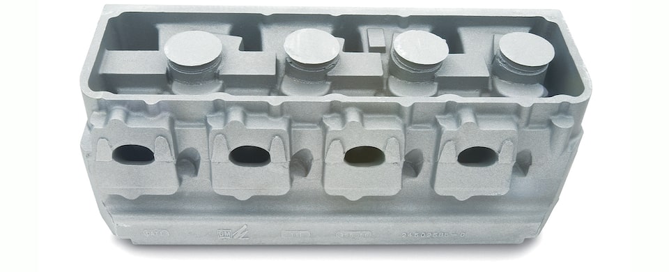 DRCE 2 Raw Aluminum Cylinder Head Chevy Performance