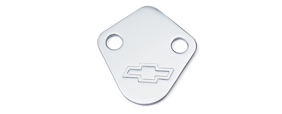 Componentes de bloques grandes de cilindros de Chevrolet Performance - Placa de bloqueo para bomba de combustible