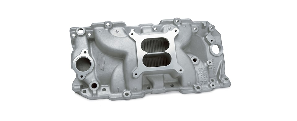 Chevrolet Performance Big-Block CNC-Port-Matched Intake Manifold For Engines With Oval Port, Square Bore, And Holley Carburetors Part No. 12363407