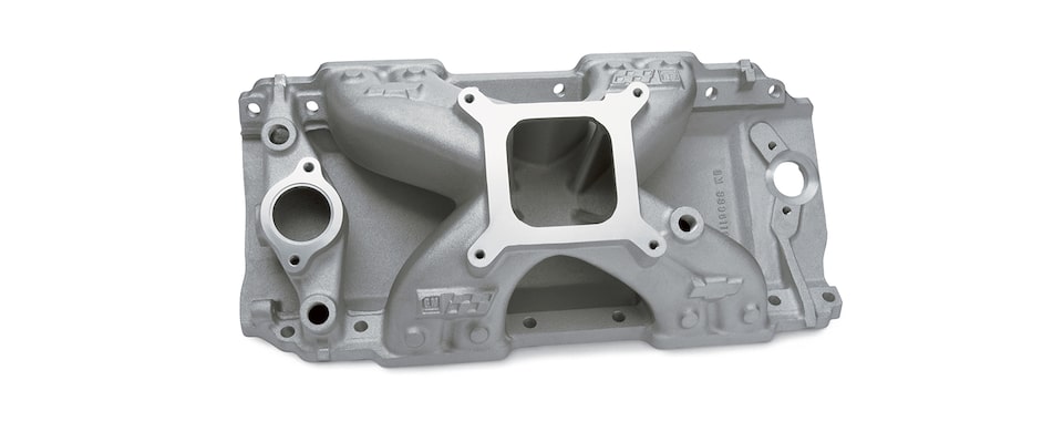 Chevrolet Performance Big-Block Intake Manifold For ZZ572/620 Engines With Square Bore, And Holley Carburetors Part No. 88961161