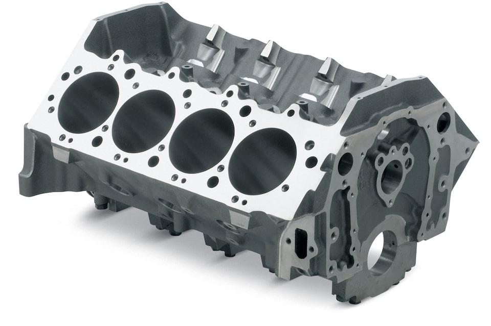 Cast Iron Bowtie Race Blocks from Chevrolet Performance