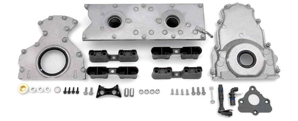 Chevrolet Performance LS/LT/LSX-Series Production Cylinder LSX Bowtie Engine Block Completion Components for Gen III