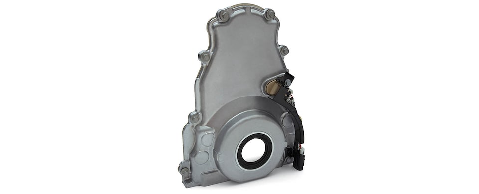 Tapa de distribución delantera LS2 o LS3 del bloque de motor de cilindros LSX Bowtie para producción serie LS/LT/LSX de Chevrolet Performance
