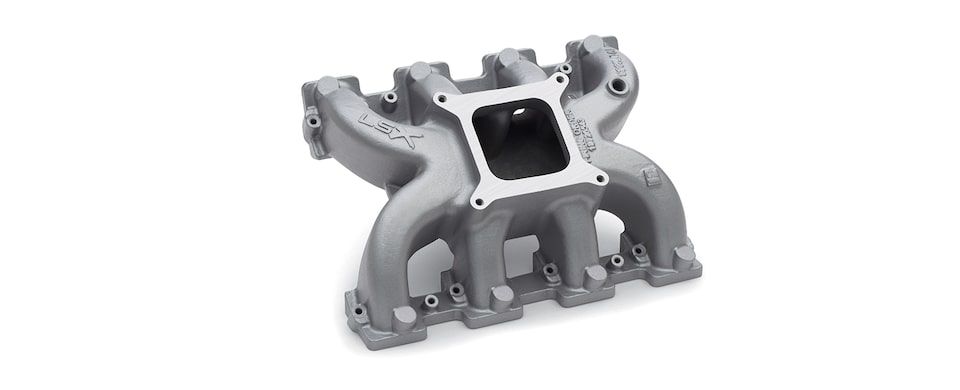 Chevrolet Performance LSX And LS3 Single-Plane Standard Deck 4-BBL Manifold Part No. 19244035