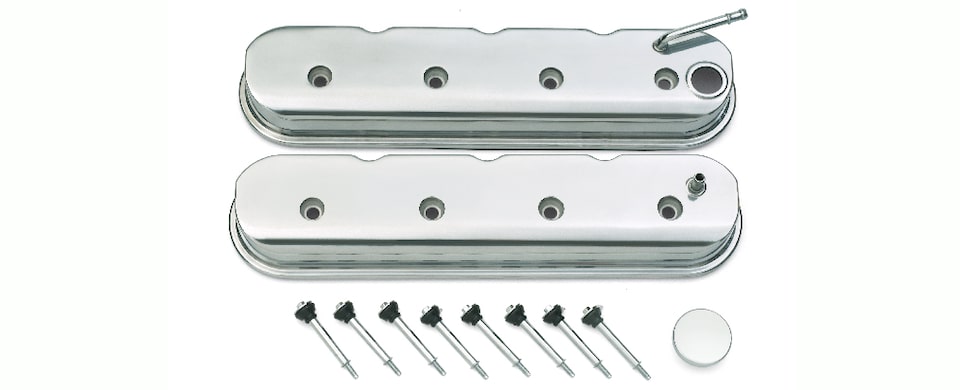 Chevrolet Performance LS Polished Valve Cover Kit Part No. 19171502