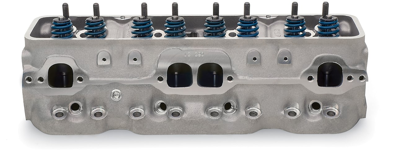 Small Block Aluminum Fast Burn Cylinder Heads Chevrolet Performance