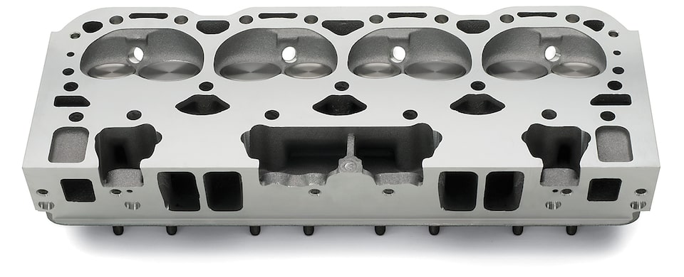 Chevy Performance Aluminum Fast-Burn Cylinder Head Assembly