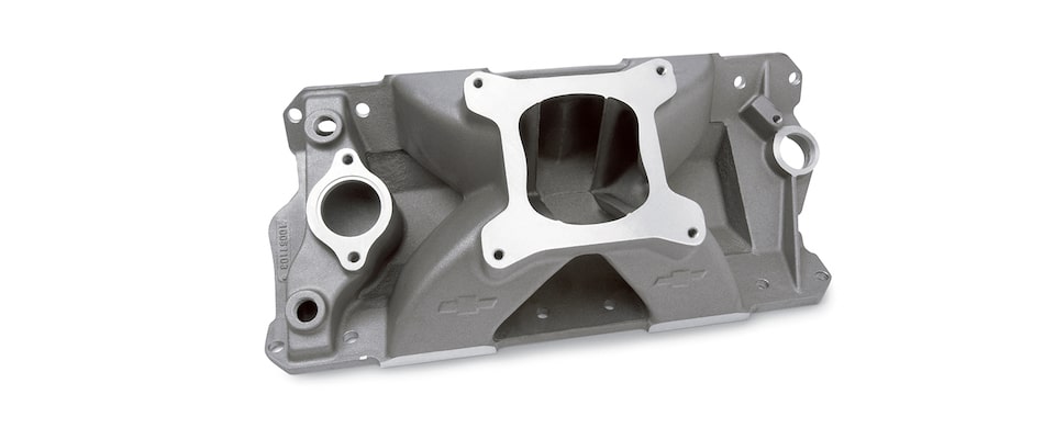 Chevrolet Performance Small-Block Bowtie Intake Manifold With Raised Runner Part No. 10051102
