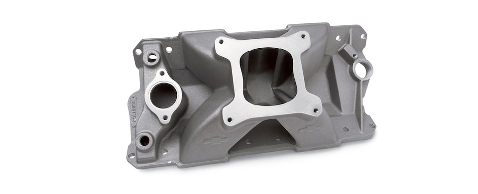 Chevrolet Performance Small-Block Bowtie Intake Manifold With Raised Runner Part No. 10051103