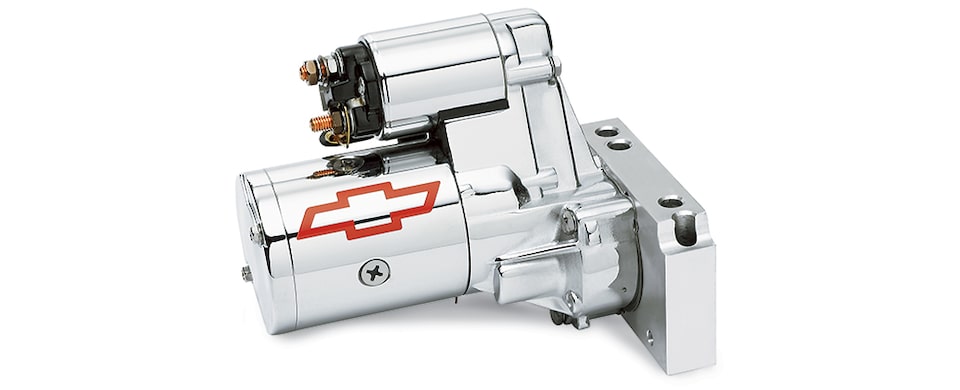 Chevrolet Performance Small Block Chrome High-Torque Mini-Starter Part No. 12363128
