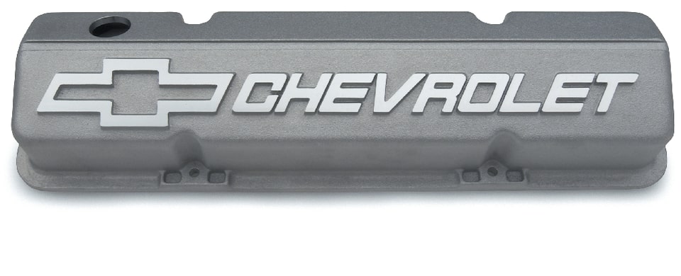 Chevrolet Performance Small-Block Short Aluminum Valve Covers Part No. 12480127