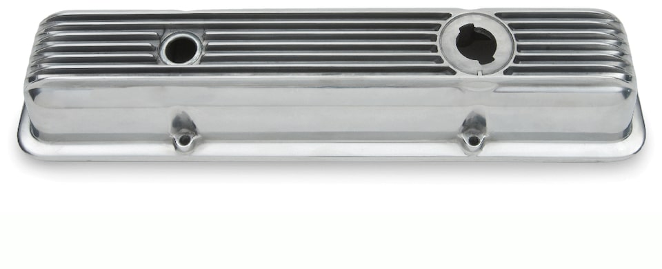 Chevrolet Performance Small-Block Mid-Year 1970-1977 Corvette Valve Covers With Emblem Part No. 474207