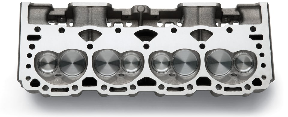 Culata Vortec Bowtie para bloque pequeño Chevy Performance