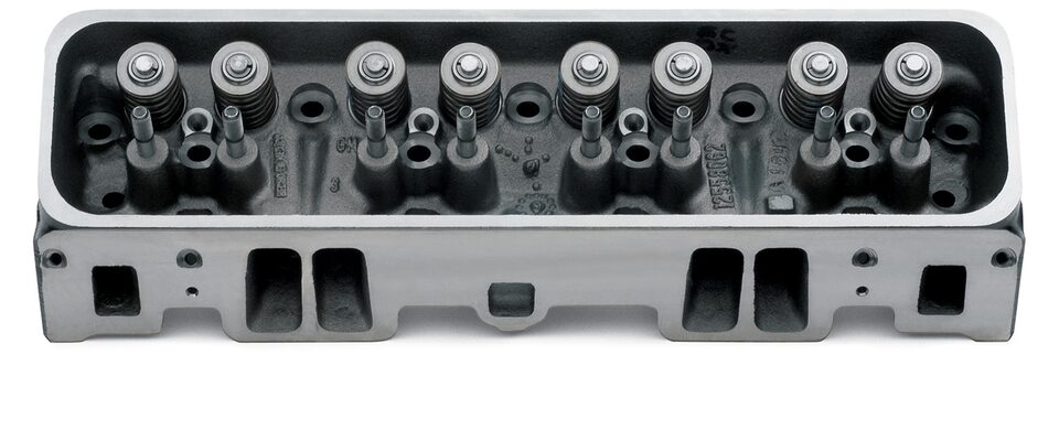 Cast-Iron Vortec Cylinder Head Detail Chevy Performance