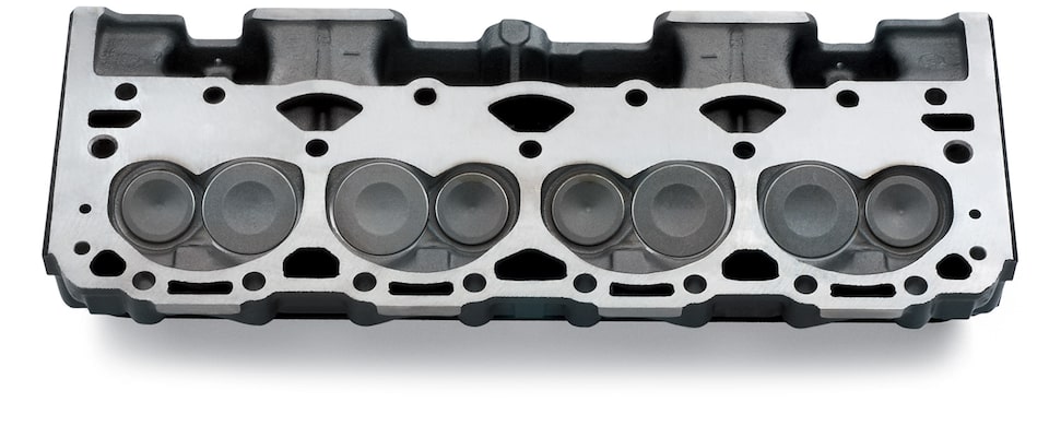 Chevy Performance Cast-Iron Vortec Cylinder Head Assembly