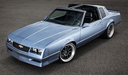 1988 Monte Carlo SS reborn with a modern Chevrolet Performance crate engine and transmission.