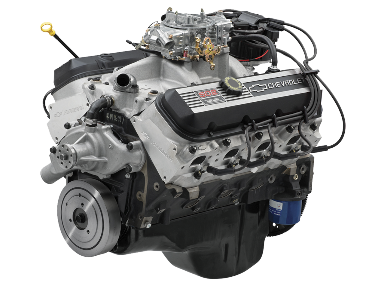 Motor armado con piezas Chevrolet Performance ZZ502/502 Deluxe