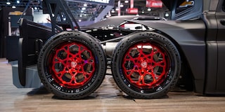 Close Up View of the Rear Axle on a 1965 Chevrolet C10 Slayer