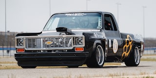 Front View of a 1987 Chevy R10