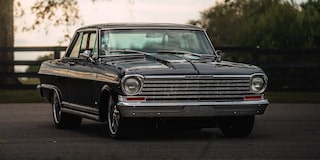 Front Right View of a 1964 Chevy Nova II