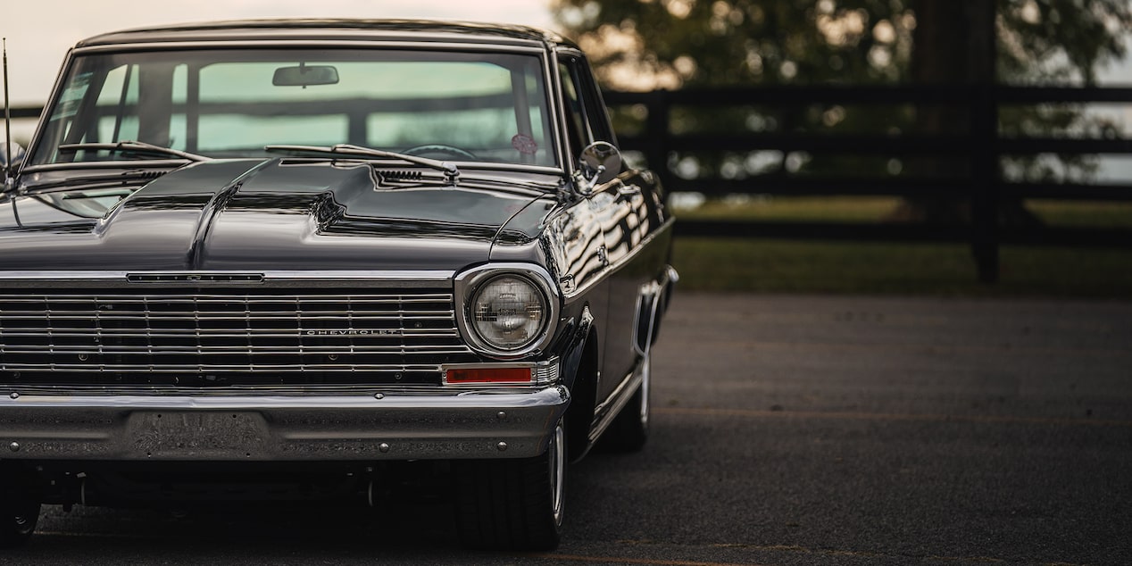 Front View of a 1964 Chevy Nova II