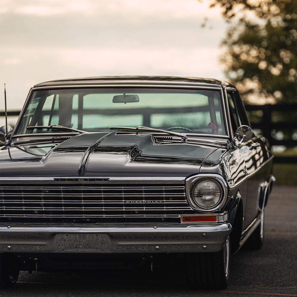 Front View of a 1964 Chevy Nova II