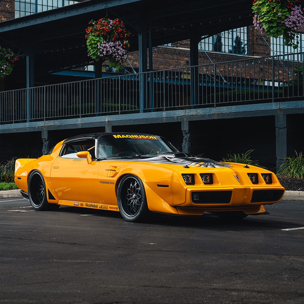 Right View of a Yellow 1981 Pontiac Trans Am