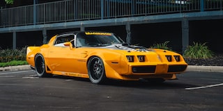 Right View of a Yellow 1981 Pontiac Trans Am