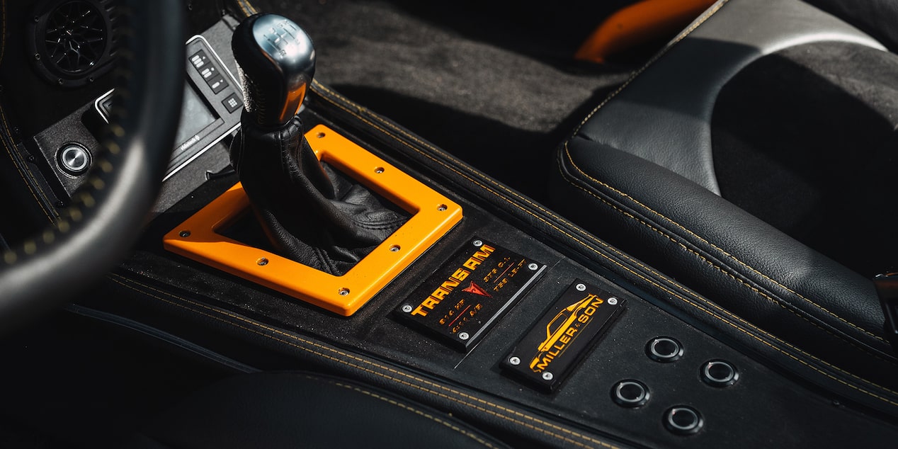 Bird's Eye View of the Gear Shift in a 1981 Pontiac Trans Am