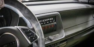 Close-Up of Dashboard and Steering Wheel in COPO Camaro