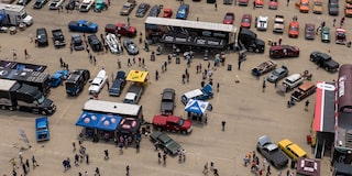Aerial View of Chevrolet Performance Display