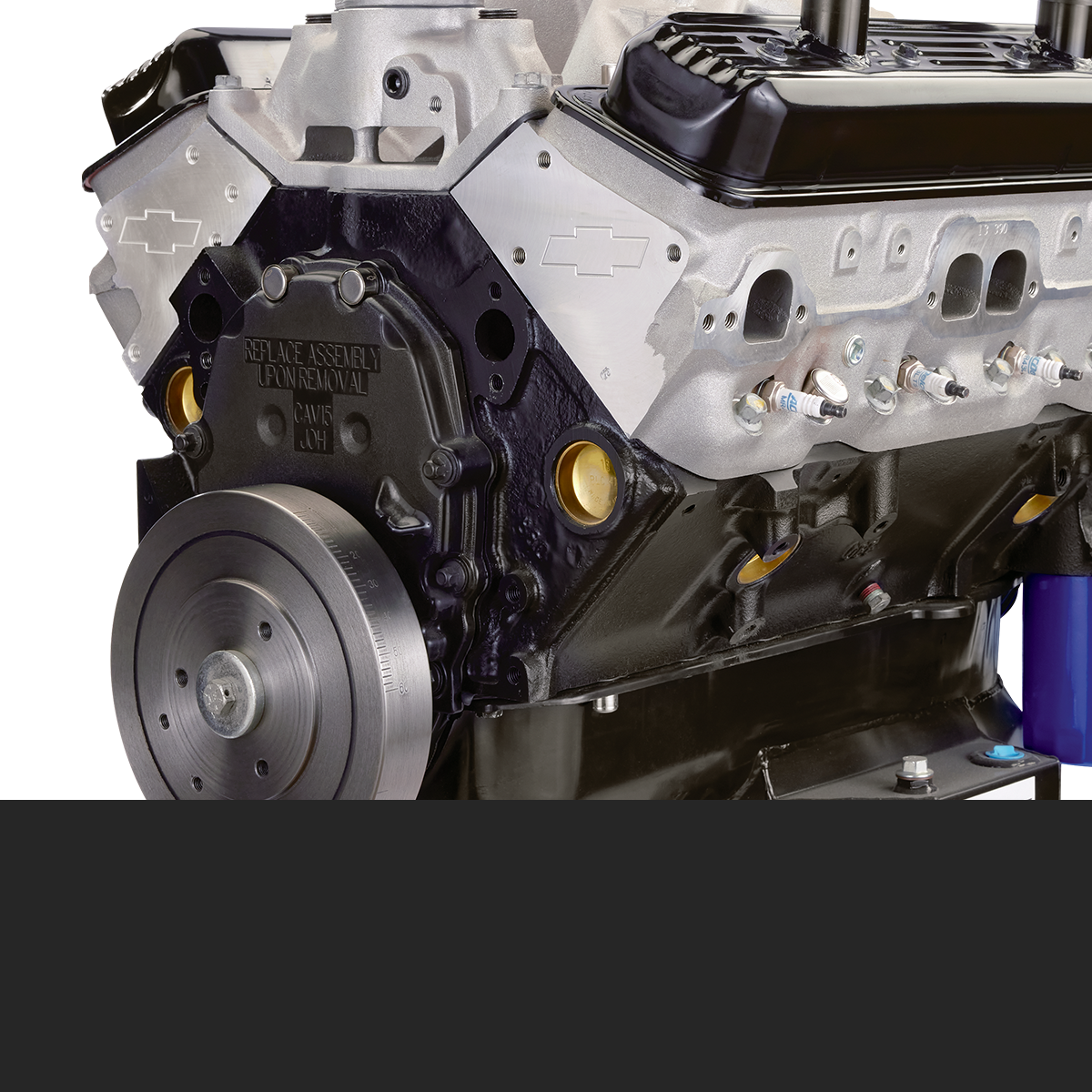 Un motor armado CT400 de Chevy Performance Parts