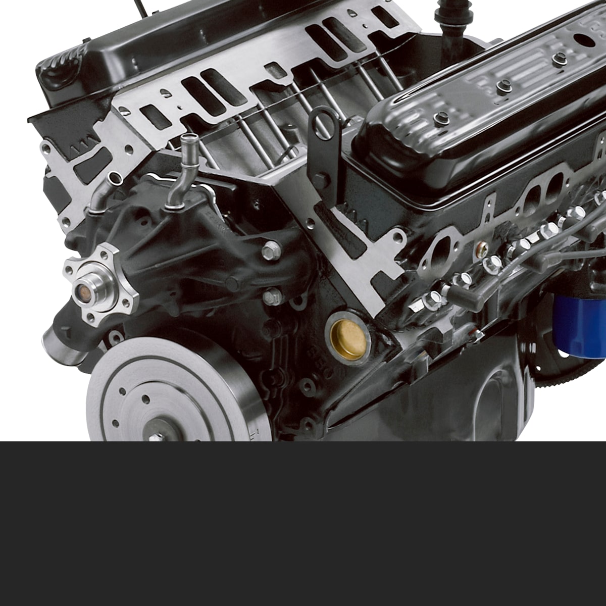 Un motor armado HT383E de Chevy Performance Parts