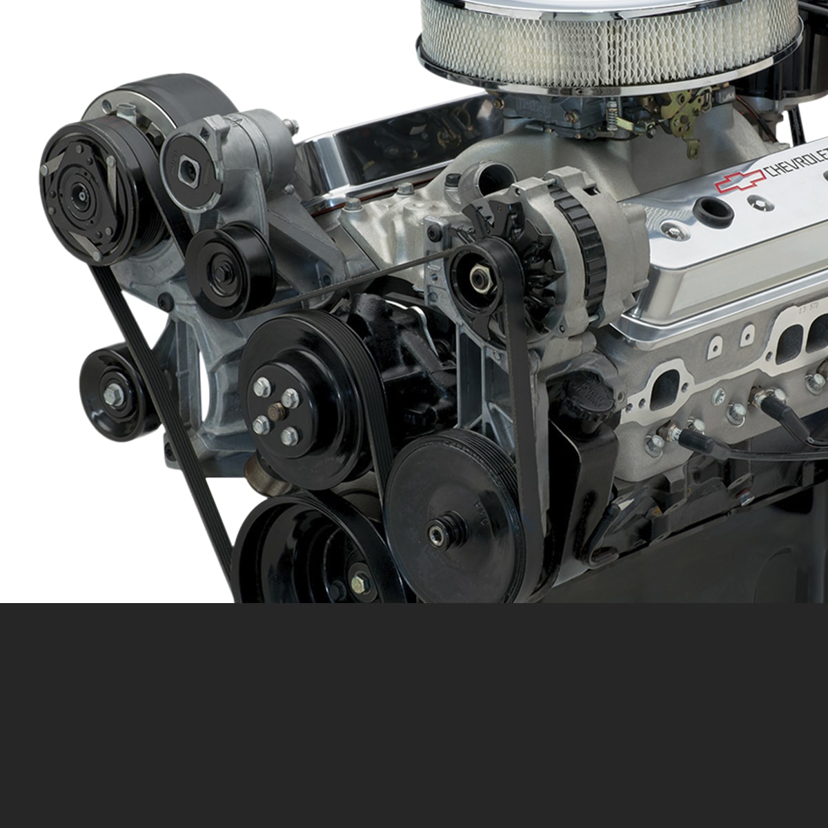 Un motor armado SP350/385 de Chevrolet Performance Parts