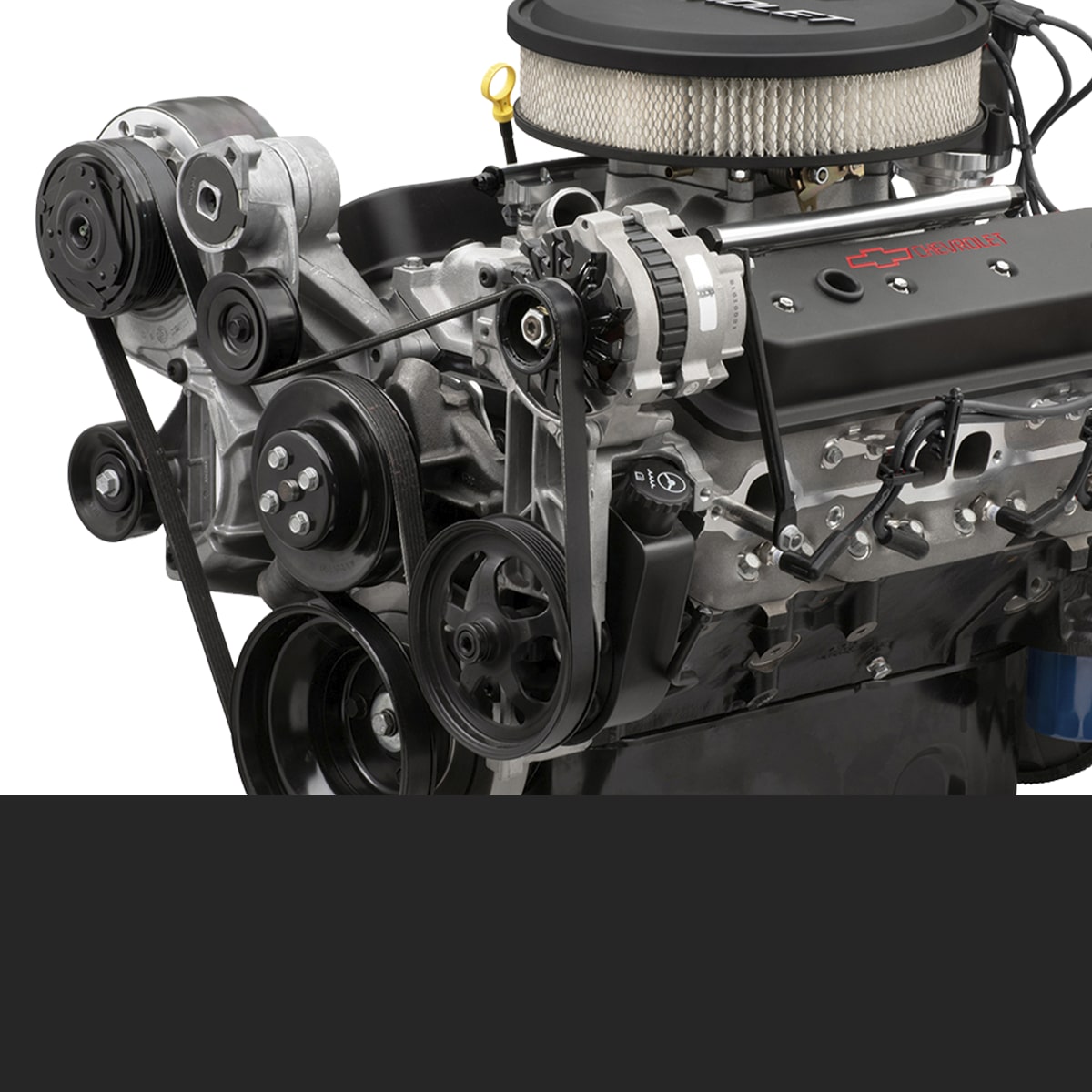Un motor armado SP383 de Chevy Performance